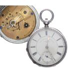 American Waltham 'Broadway' silver lever pocket watch, circa 1878, signed movement, no. 1195858,