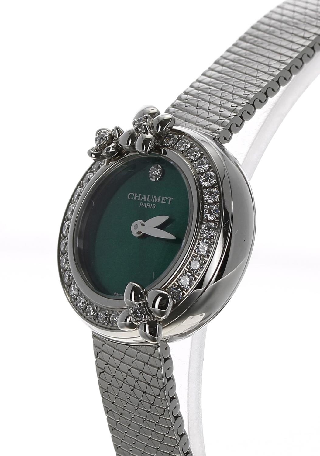 Chaumet Paris Hortensia Eden stainless steel lady's wristwatch, reference no. W83880-001, serial no. - Bild 3 aus 4
