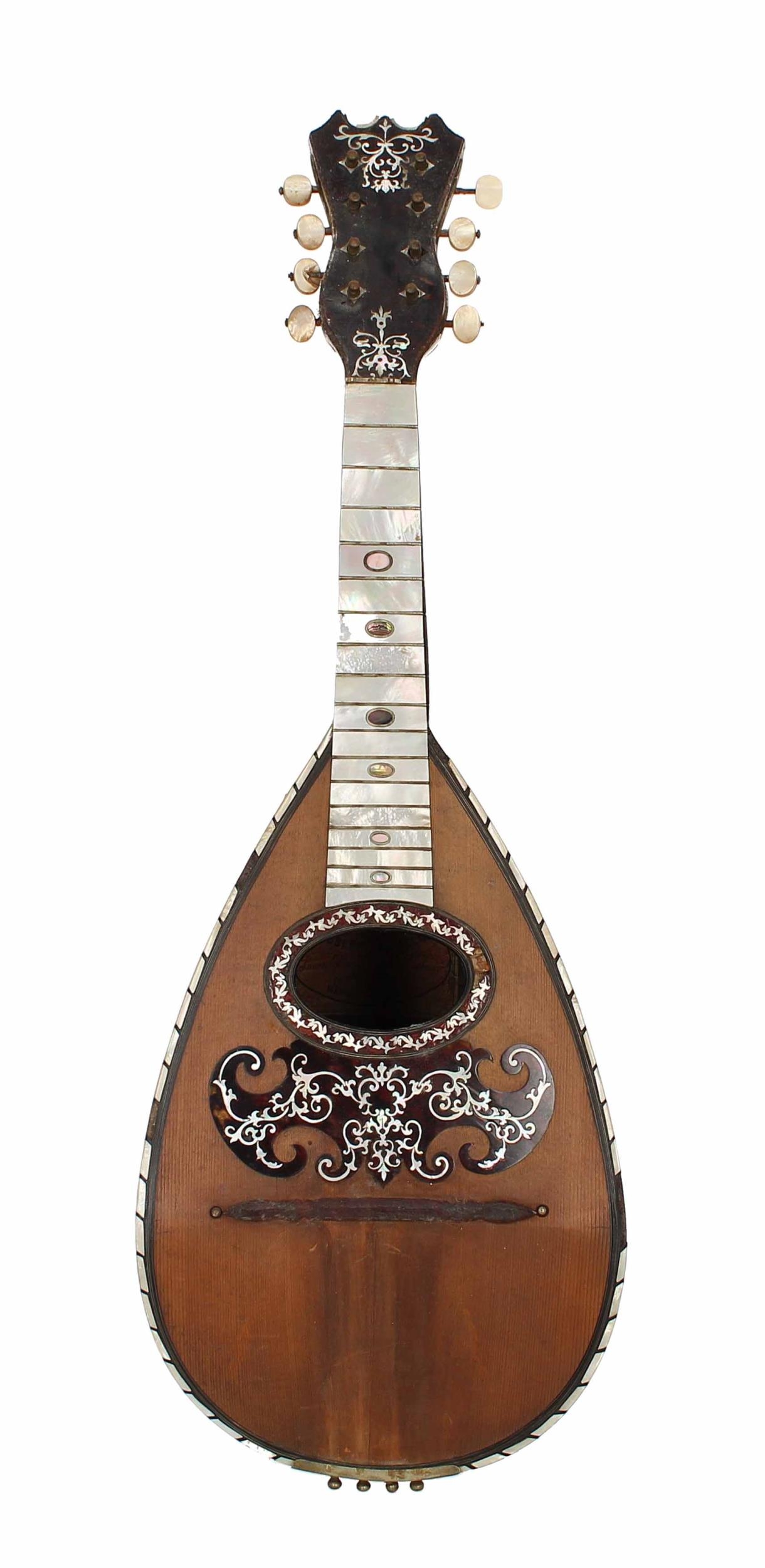 Good Neapolitan mandolin by and labelled Giuseppe Vinaccia Fu Gaetano ...