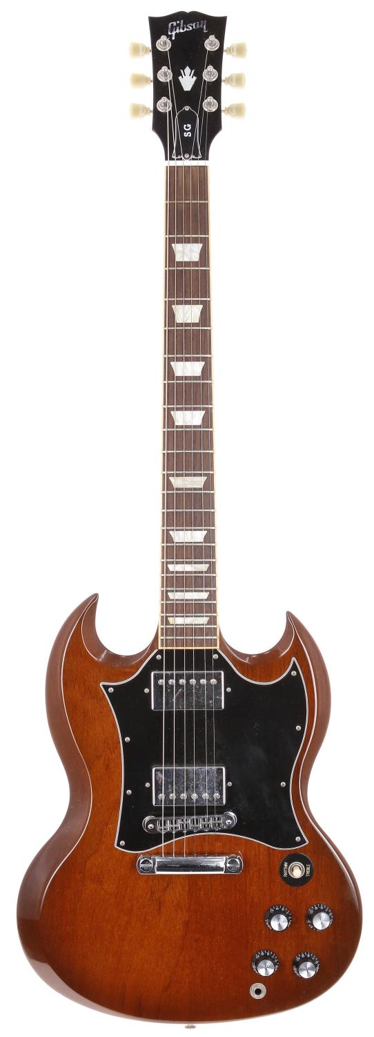 2006 Gibson SG Standard electric guitar, made in USA; Body: walnut finished mahogany, a few very