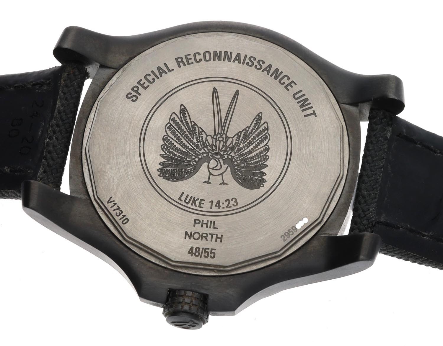 Rare and Unique Breitling Avenger Blackbird 'Special Reconnaissance Unit' Limited Edition DLC - Image 5 of 9