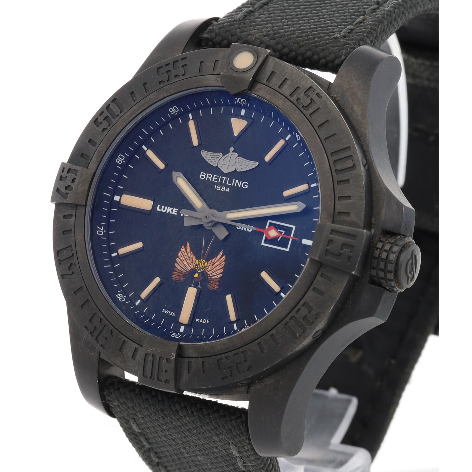 Rare and Unique Breitling Avenger Blackbird 'Special Reconnaissance Unit' Limited Edition DLC - Image 6 of 9