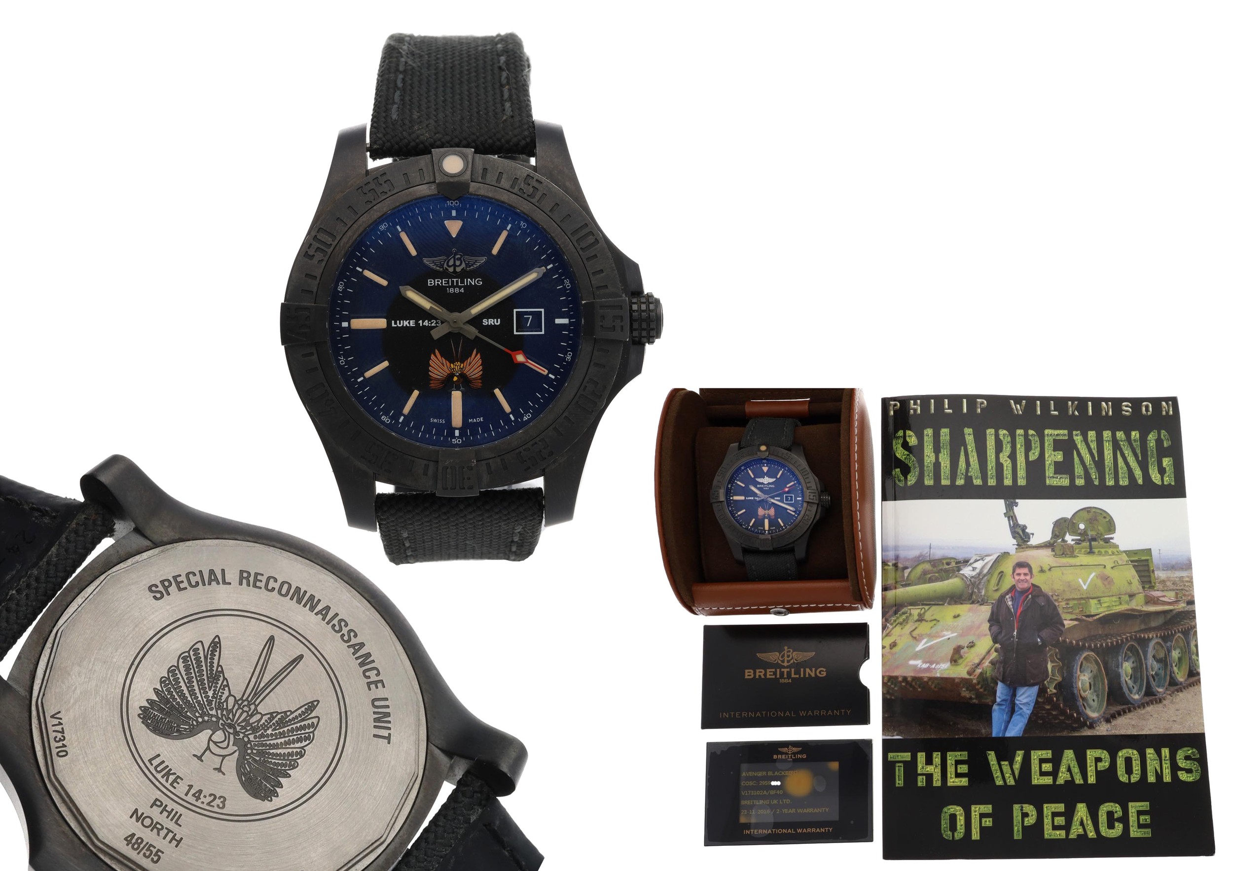 Rare and Unique Breitling Avenger Blackbird 'Special Reconnaissance Unit' Limited Edition DLC