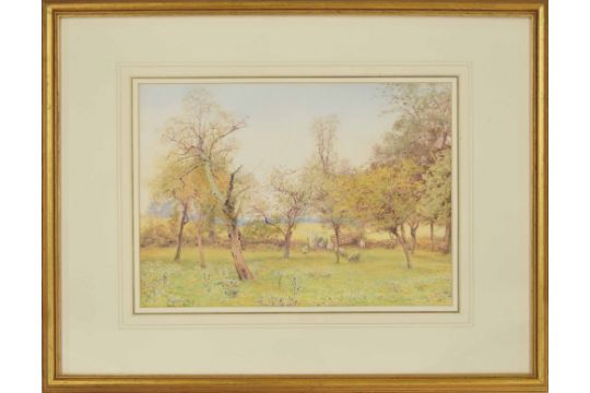 Wilmot Pilsbury R.W.S., (1840-1908) - "A Surrey Stream", signed also inscribed on the artist