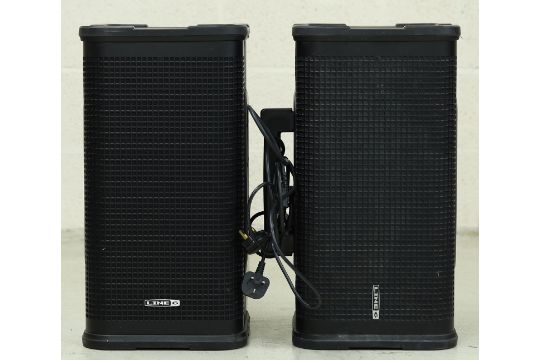 Line 6 Stagesource L2T acoustic modelling powered speaker; together with a Line 6 Stagesource L2M - Image 1 of 2