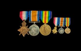 WW1 Group of Three Medals to include 1914-15 star, British war and victory medal, awarded to 777 CPL