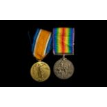 WW1 Pair British War and Victory Medal, Awarded to S4-199353 PTE A SIMPSON ASC