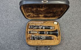 A Cor-Ton Clarinet in fitted case.