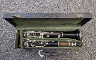 Boxed Clarinet CL/20, in fitted case.