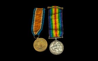 WW1 Pair War And Victory Medal Awarded to 322625 GNR J CAIRNCROSS R.A