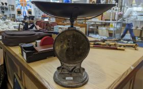 Large Antique Salter Scales. Overall Siz