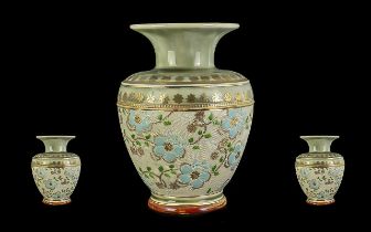 Royal Doulton Lambeth Chine Ware Vase 6
