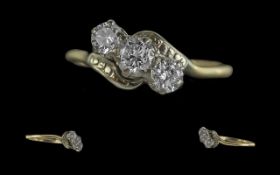 Antique Period Ladies 18ct Gold and Plat