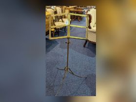 Metal Music Stand, tripod base.