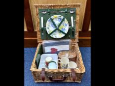 Picnic Basket For Two by Optima, with co
