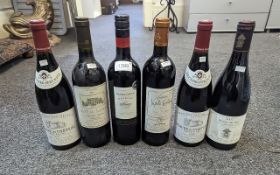 Drinker's Interest - Six Bottles of Red Wine, comprising bottle of Chateau Leboscq 2002,