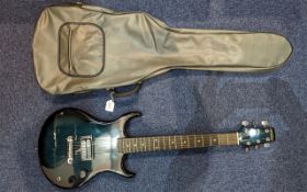 Musical Instruments Interest - Electric Guitar In Grey Coloured Case ' Satellite ' Brand. 6