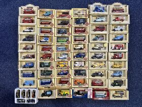 Quantity of Days Gone Die Cast Boxed Models, comprising advertising trucks, cars, vans, buses,