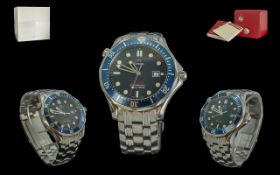 Omega - Seamaster Professional Divers Quartz Gents Steel Wrist Watch.