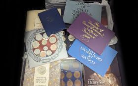 Coin Interest - Royal Mint etc. Large Collection of Coin Sets, Approx 20. To Includes Royal Mint and