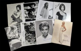 Film Star Autographs on Photographs, great collection, top stars including Peter Sellers, Jeff
