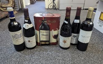 Drinker's Interest - Collection of Red Wine, comprising Chateauneuf-du-Pape 2004, Gevrey-