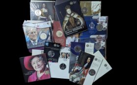 Coin Interest ( The Royal Mint ) Large Collection of The Royal Mint Presentation Packs ( 14 )