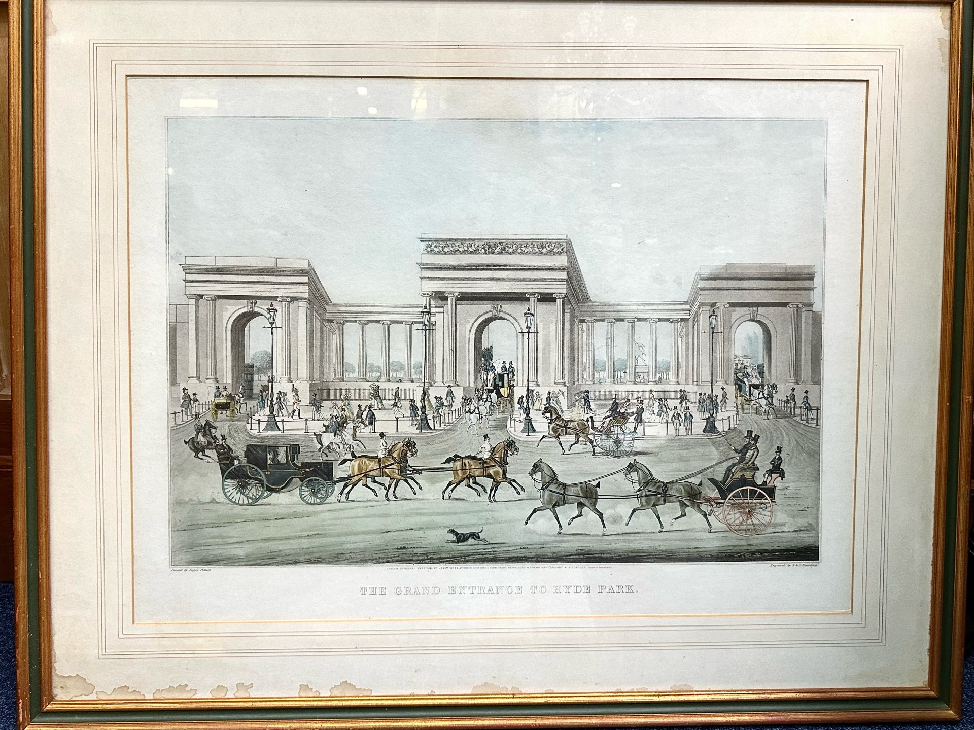 Collection Of Paintings & Prints - To Include A Grand Entrance to Hyde Park, An Oil On Canvas, - Image 5 of 6