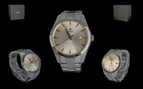 Rado Automatic Gents Steel Cased Bracelet Wristwatch, 25 jewels. Ref. 658.0115. Serial No. 14456859.