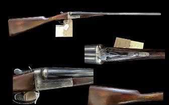 Aya Double Barrel Shot Gun, 12 Bore, Deactivated With Certificate Dated 2019.