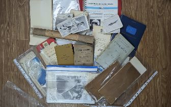 Box of RAF Ephemera, comprising Flight Reference Cards, aircraft photographs, RAF pocket book,