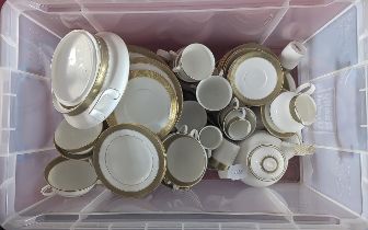 Royal Doulton 'Belvedere' Bone China Dinner/Tea Service, comprising tea cups, coffee cans,