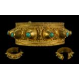 Antique 18ct Gold Middle Eastern Bangle,