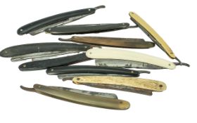 Collection of Cut Throat Razors. To Incl