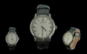 Cross Gentleman's Wristwatch, black leat