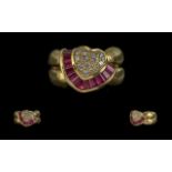 18ct Yellow Gold Heavyweight Ring featur