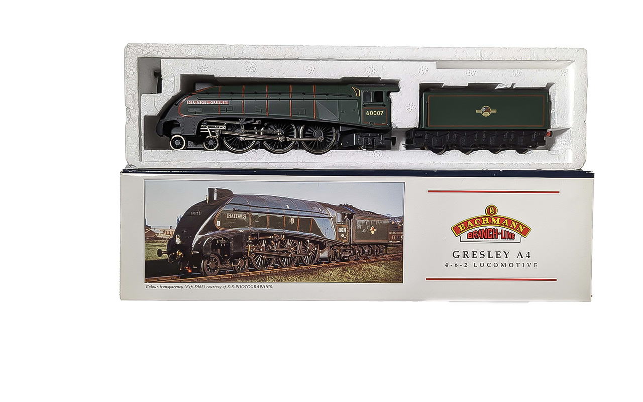 Hornby Train Interest OO Gauge Set To include Bachmann Branch Line Gresley A4 Limited Edition - Image 2 of 12