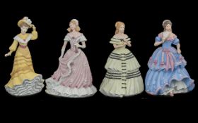 Wedgwood Fine Porcelain Limited Edition Figures commissioned by Spink, to include Christmas at
