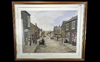Tom Dodson Limited Edition Print No. 676/850, 'Carriage for Two''. Mounted framed and glazed,