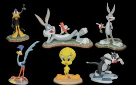 Wedgwood Looney Tunes Collection (6) figures in total. To include Road Runner, Daffy Duck,