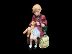 Royal Doulton 'The Girl Evacuee' No. HN3203, modelled by Adrian Hughes, limited edition and hand