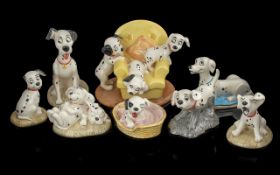 Disney Interest. Royal Doulton Disney's ' 101 Dalmatians ' Figures ( 8 ) Items In Total. Comprises