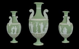 Wedgwood Fine Quality 19th Century Large and Impressive Twin Handled Classical Urn Shaped Light
