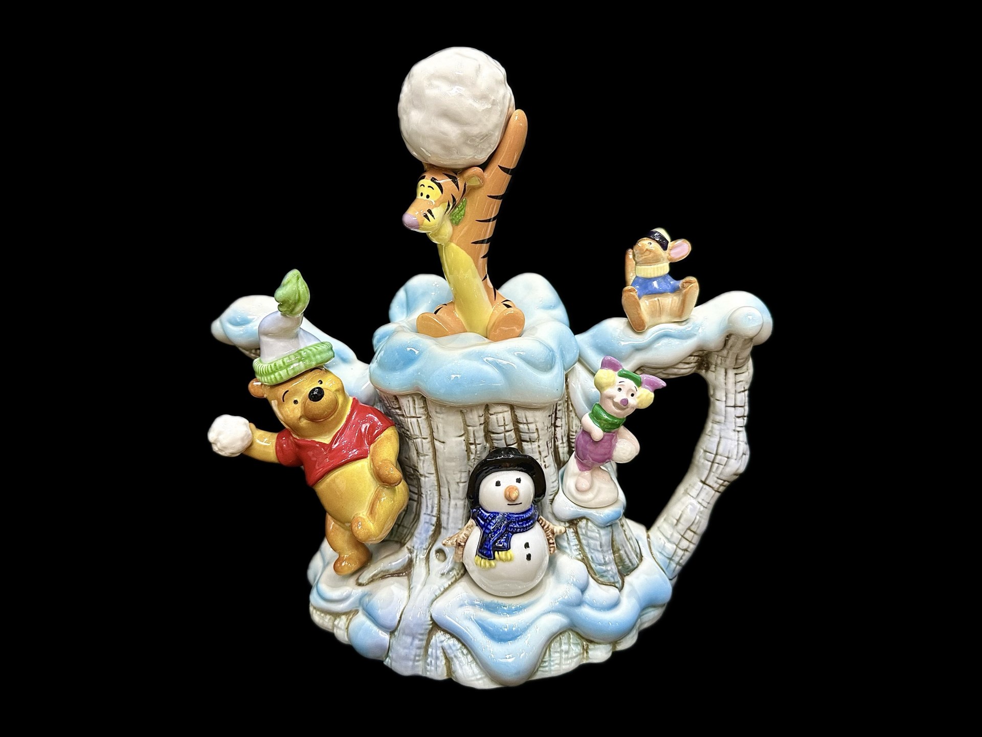 Cardew Disney Teapot 'Winter Pooh' Tea Pot, No. FDY 123476, Limited Edition No. 210, 2003.