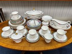 Royal Doulton 'Orchard Hill' Tea/Dinner Service, comprising 8 x 10.5'' dinner plates, 8 x 6.5'' side