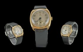 Rolex Tudor Rose 9ct Gold Mechanical Wrist Watch. c.1920's. Movement Marked Rolex, Full Hallmark