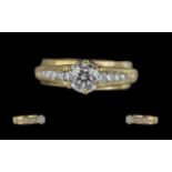 Ladies 18ct Gold Excellent Quality Diamo