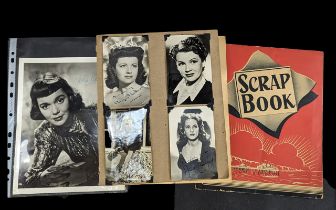 Early to Mid 20th Century Scrapbook, con