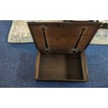 Antique Wooden Cutlery Box, measures 12.