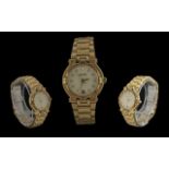 Gucci - Ladies Gold on Steel Just / Date